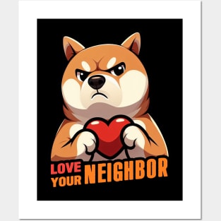 Love Your Neighbor Posters and Art